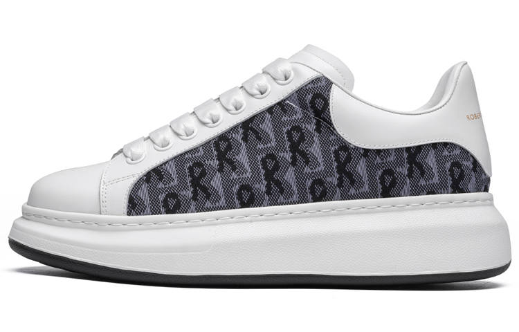 ROBERTA DI CAMERINO Stylish Skateboarding Shoes Men's Gray White