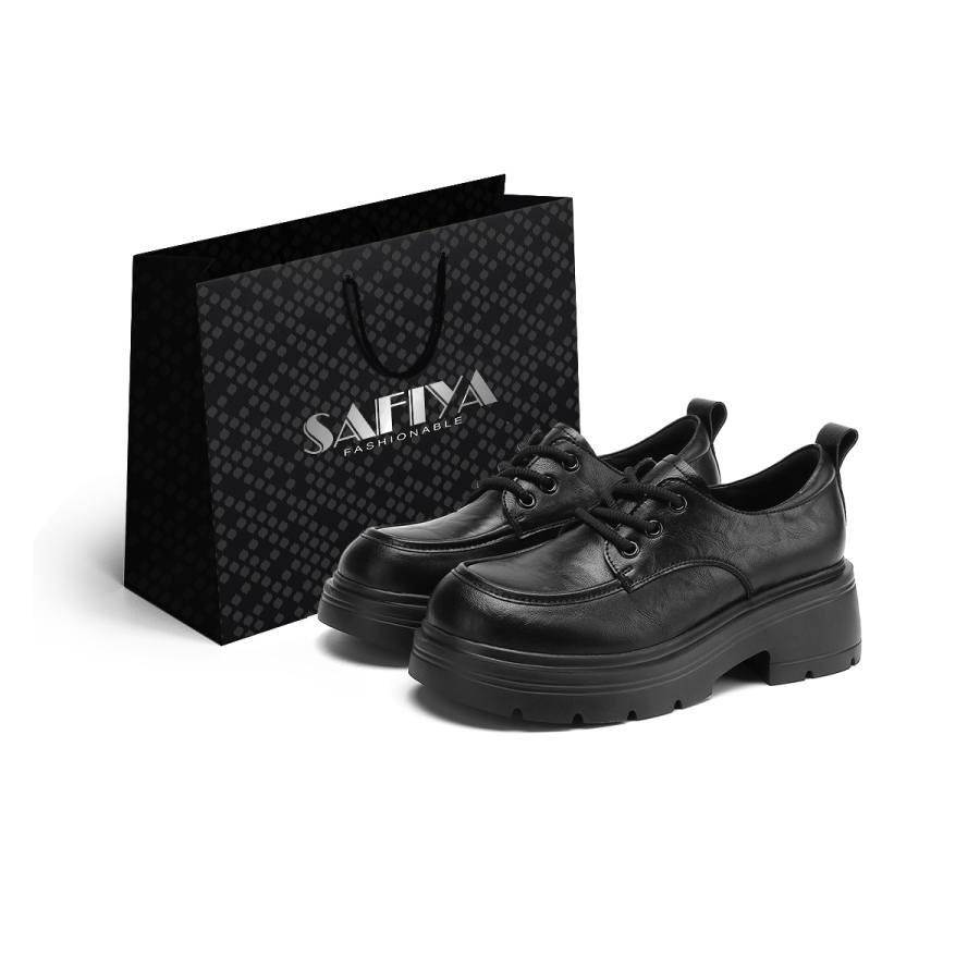 Safiya Cow Split Leather Loafers Women's