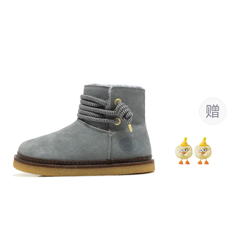 OETZI OETZI Crew Snow Boots Unisex Dark Gray