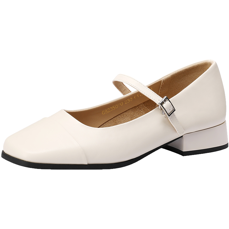 Mulinsen Chunky Heel Mary Jane Shoes 2.7cm Women's