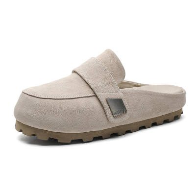 MPZY Odor Resistant Antibacterial Odor Resistant Antibacterial Closed Toe Slippers Unisex Sand