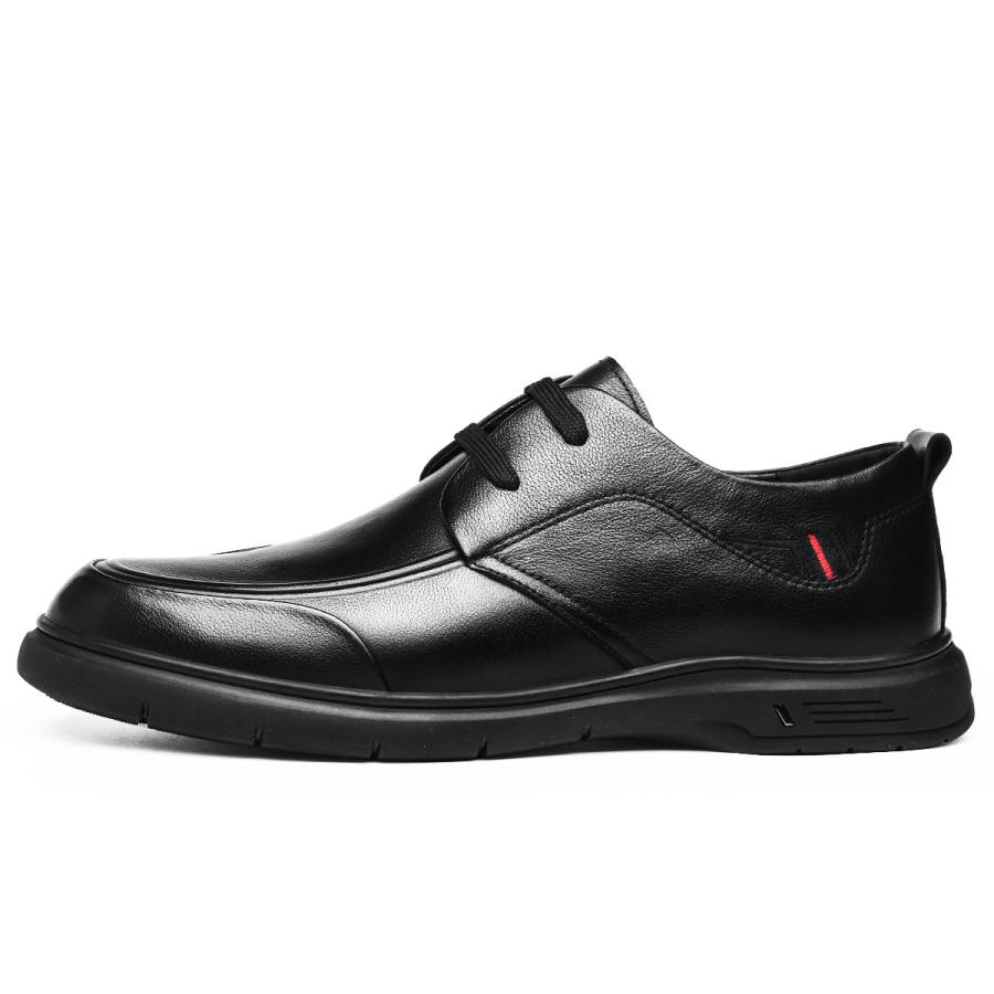 CHINT CHINT Cow Split Leather Men's Casual Shoes Men's Black