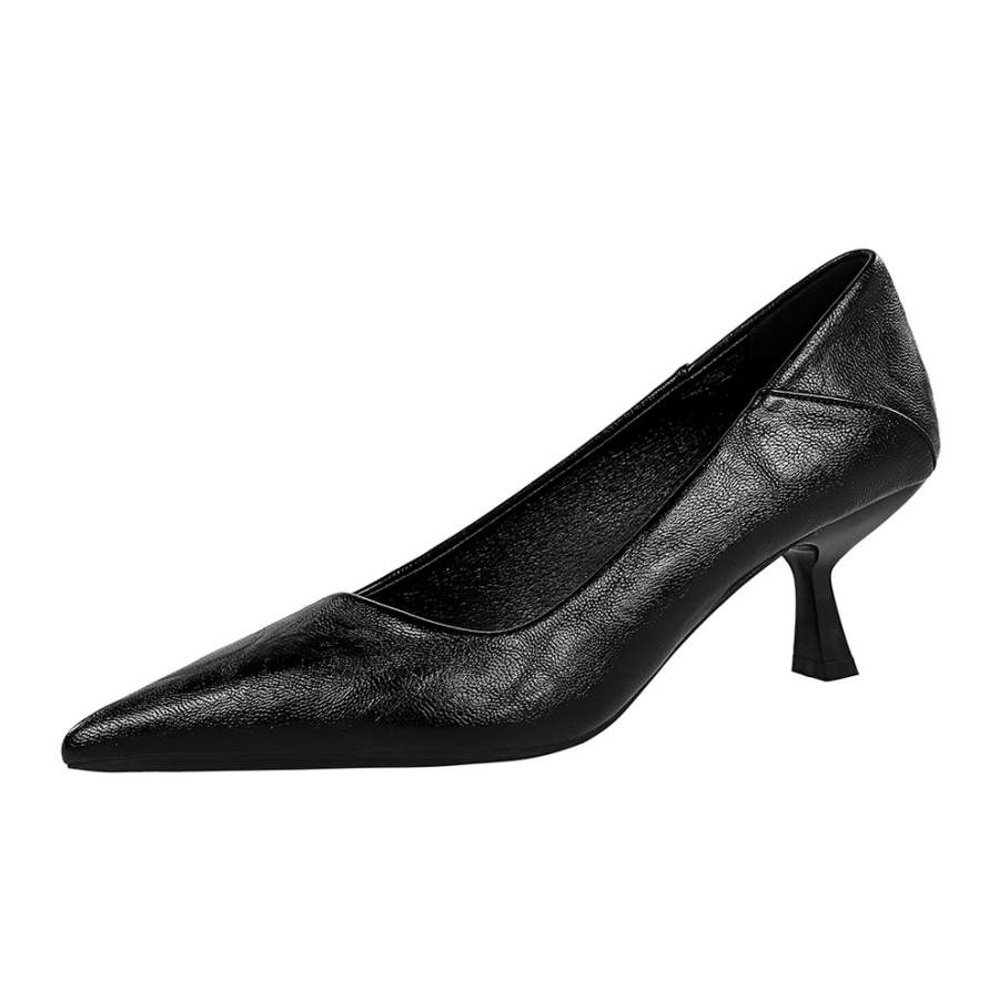 YAFEI XUANYU Microfiber Leather Slim Heel High Heels Women's