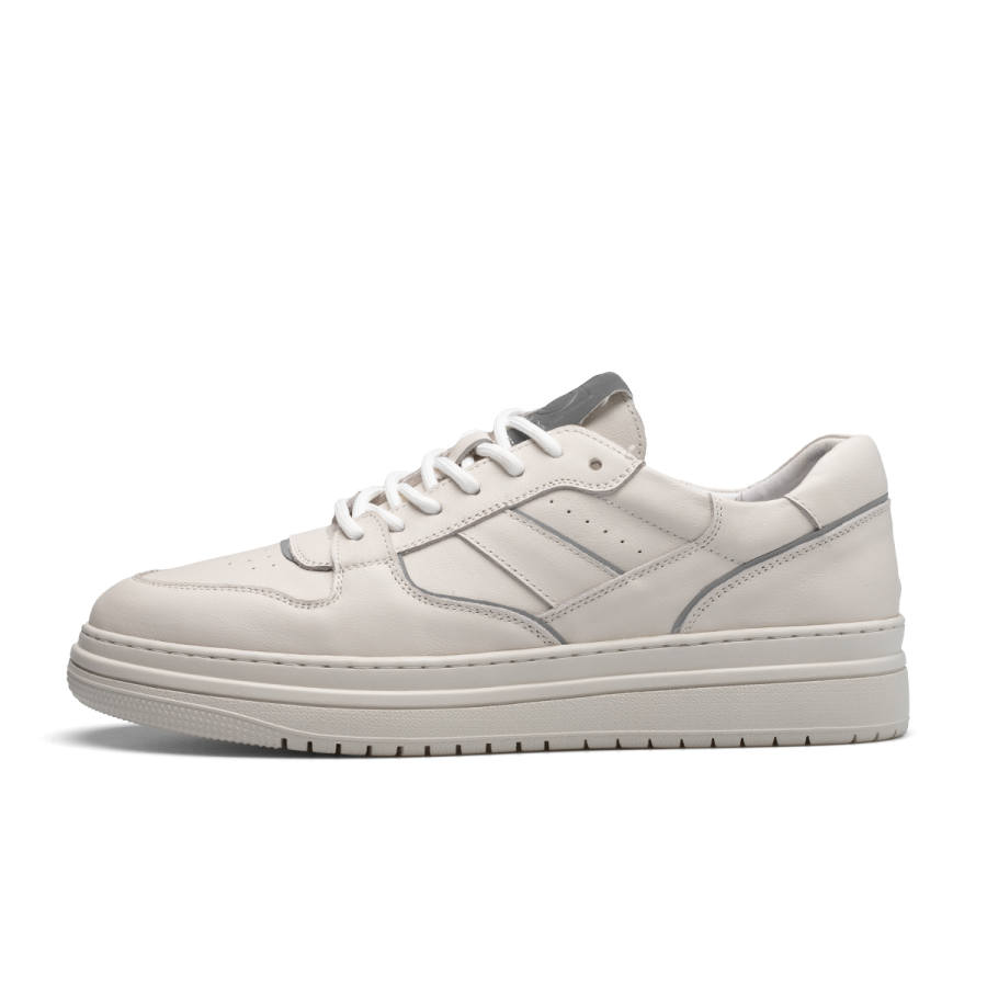 D:FUSE SCANDINAVIA D FUSE SCANDINAVIA Cow Leather Low top Skateboard Shoes Men's White