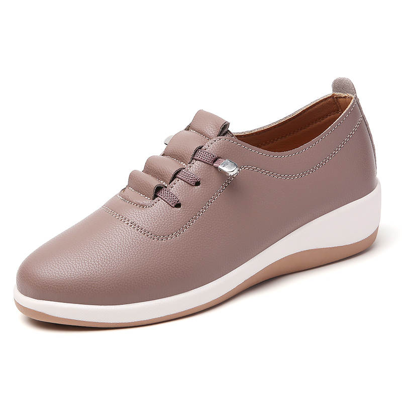 Reivantix Reivanti Microfiber Leather Casual Shoes 4.5cm Women's Cameo Brown