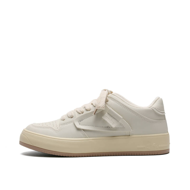 Mengsai Support Abrasion Resistant Support Abrasion Resistant Low top Skateboard Shoes Men's Beige