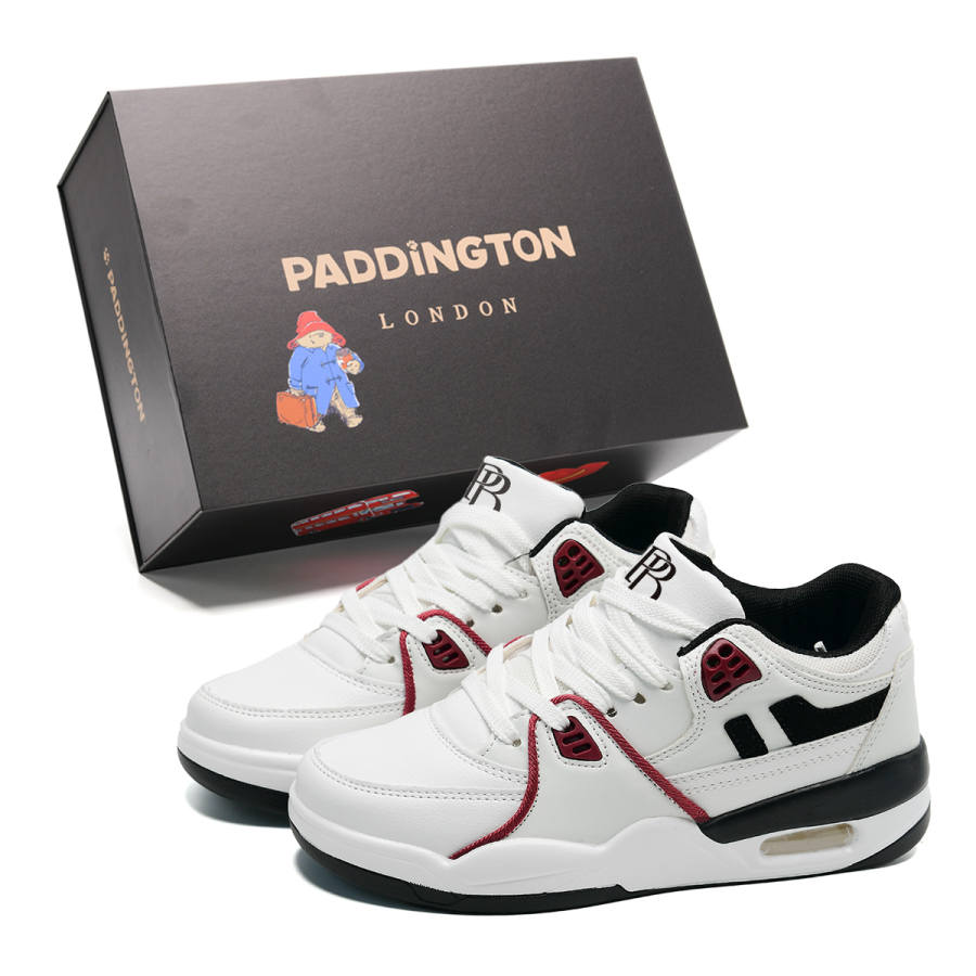 Paddington Bears Synthetic Leather Wear resistant And Lightweight Low top Skateboard Shoes Unisex