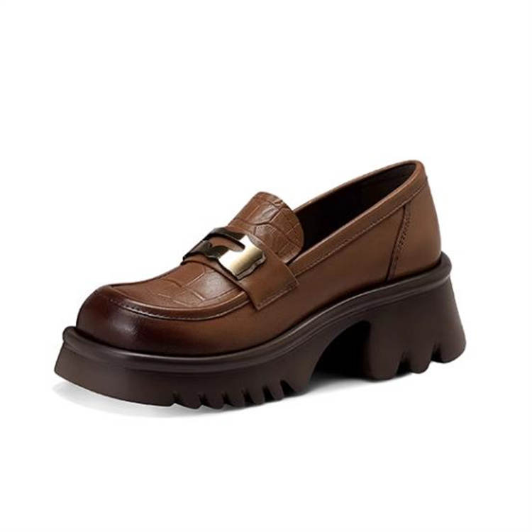 JESSICA SOPHIA Loafers Women's Black/Maple Leaf Brown