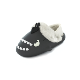 HelloSlippers Shark Winter Sharkicks Winter Symbiotic, Closed Toe Slippers With Heel Unisex