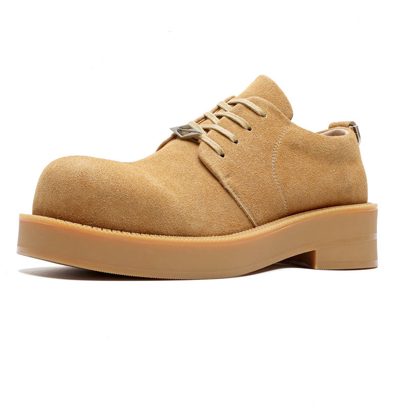 MUYI Microfiber Leather Men's Casual Shoes Men's Yellow