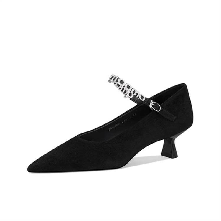 JESSICA SOPHIA Slim Heel Mary Jane Shoes 4cm Women's