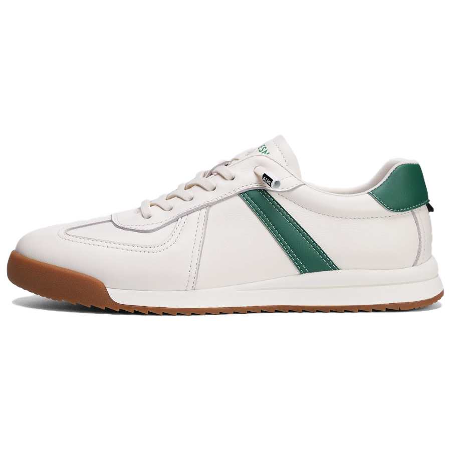 DENIERSEN Top Grain Cow Leather Skateboard Shoes Men's