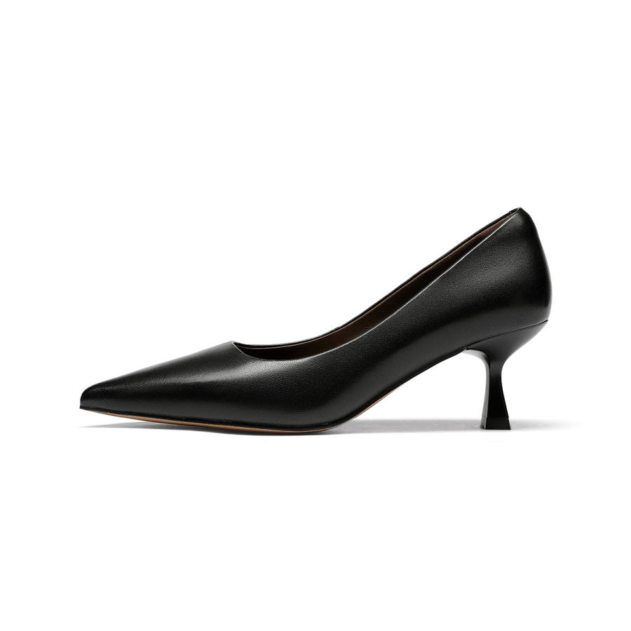 GOLDLION Slim Heel High Heels 6CM Women's Black