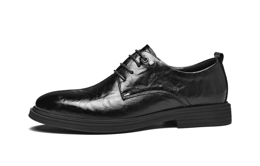 HLA Cow Split Leather Dress Shoes Men's