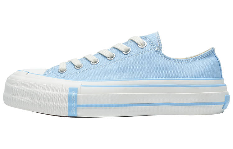GOOD BAI Canvas Shoes Unisex Low Top Baby Blue