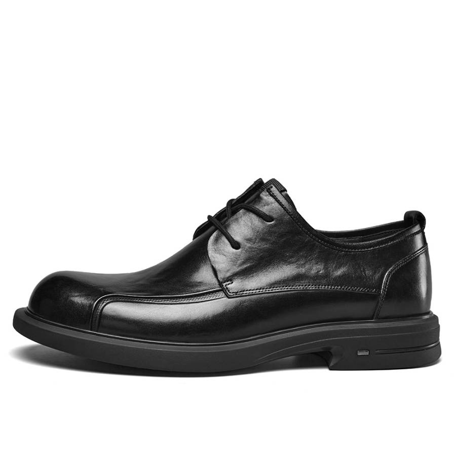 YEARCON YEARCON Casual Leather Shoes Men's Low Top Brown