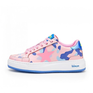 OAON Cushioning, Wear Resistant Low top Skateboard Shoes Unisex Pink