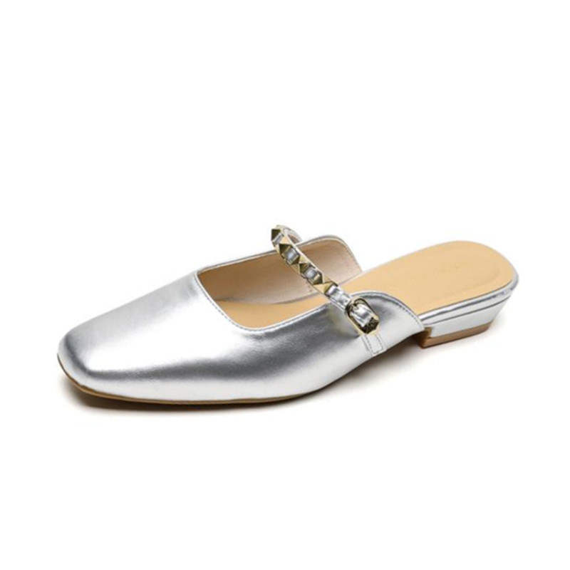 TATAYA Studs Abrasion Resistant Abrasion Resistant Closed Toe Slippers Women's