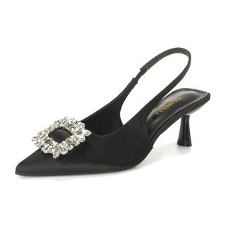 DUNNU Leather High Heels Women's