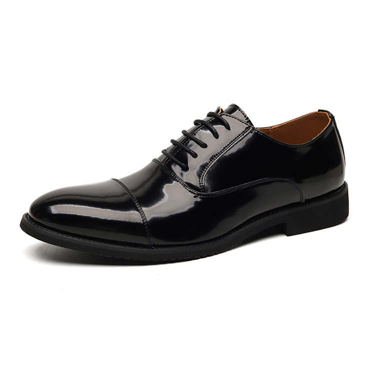 KAQIAODI Dress Shoes Men's Low Top Black