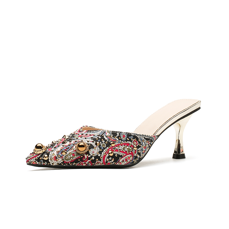 Zubumei Abrasion Resistant Closed Toe Slippers Women's