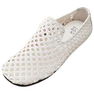 CROQUIS Cow Leather Fashion Trend Casual Shoes Men's White
