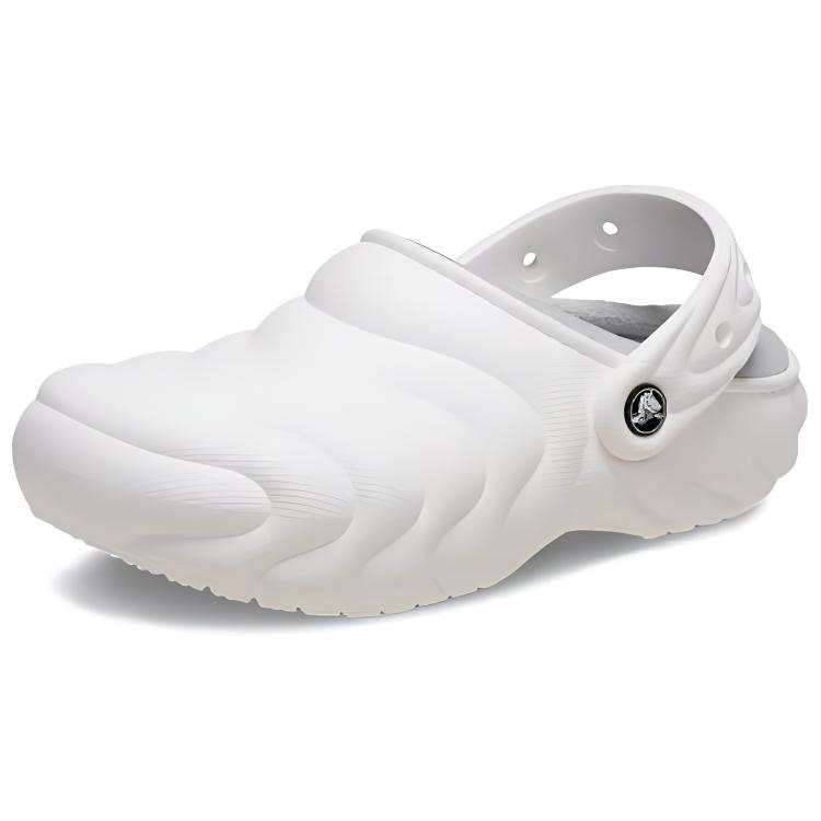 Crocs Classic Overpuff Lined Clog White