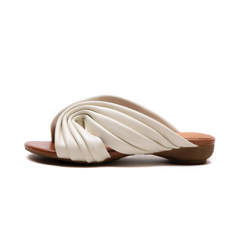 CHIBANG Rubber Sole Stitching Quiet Quick Dry Quiet Quick Dry Slide Slippers Women's