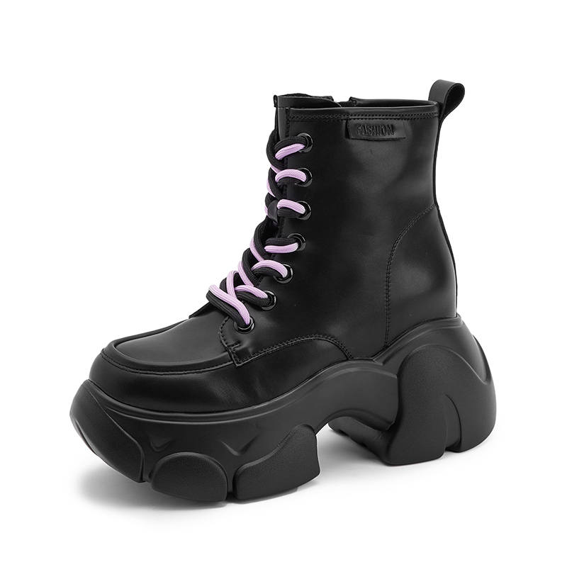 MILANLIANGE Short Combat Boots 6cm Women's