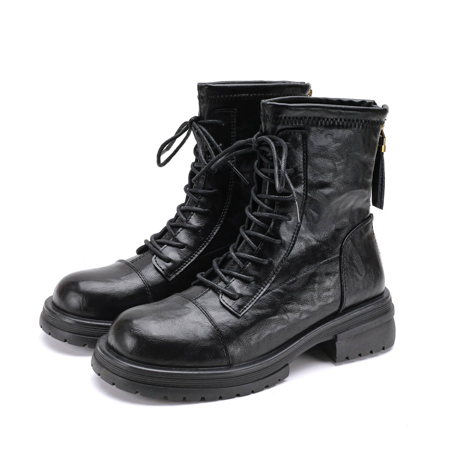 FOXER FOXER Ankle Boots Medium Heel Women's Black