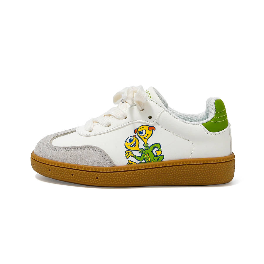 Disney Monsters Inc. Collection Microfiber Leather Low top Skateboard Shoes Women's