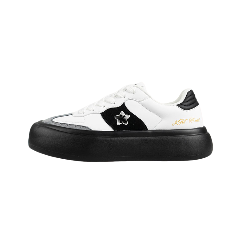 KFT KFT Microfiber Leather Coverage Abrasion Resistant Coverage Abrasion Resistant Low top Skateboard Shoes Unisex