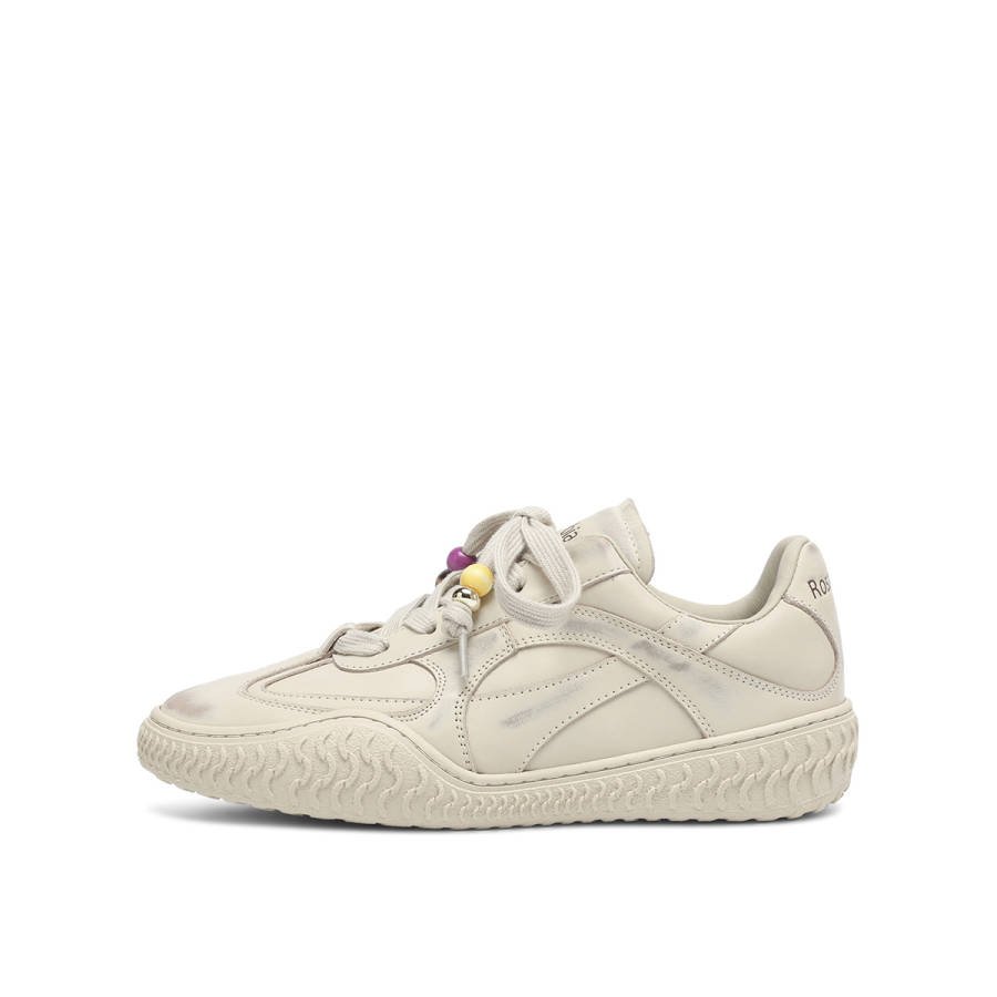 Rosa Bianca Cow Leather Abrasion Resistant Abrasion Resistant Low top German Army Trainers Women's