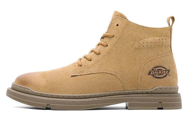 Dickies Dickies Leather 9.5cm Combat Boots Men's Light Brown