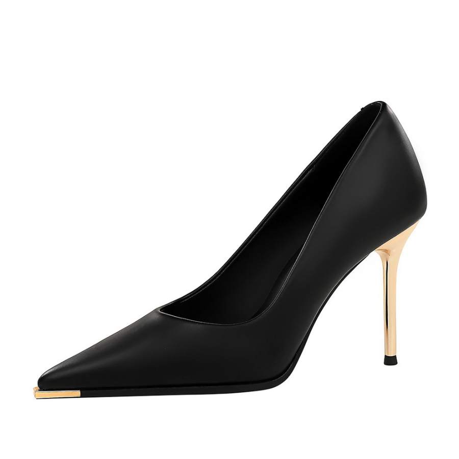 BIGTREE BIGTREE High Heels Women's Ecru/Black