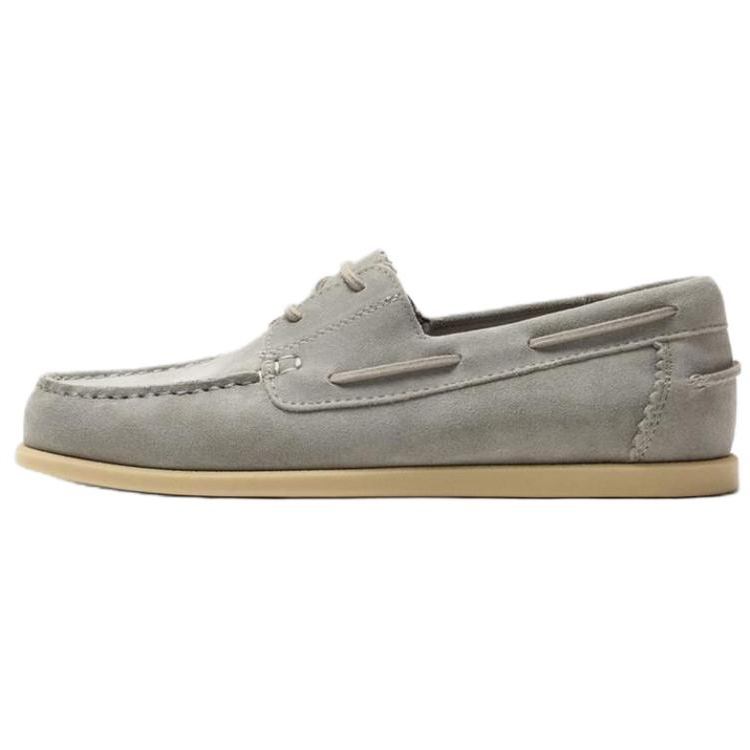 ZARA Boat Shoes Men's Gray