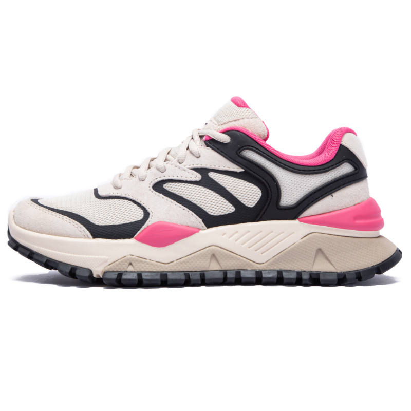 CHCH Casual Shoes Women's Low Top Pink/Yellow