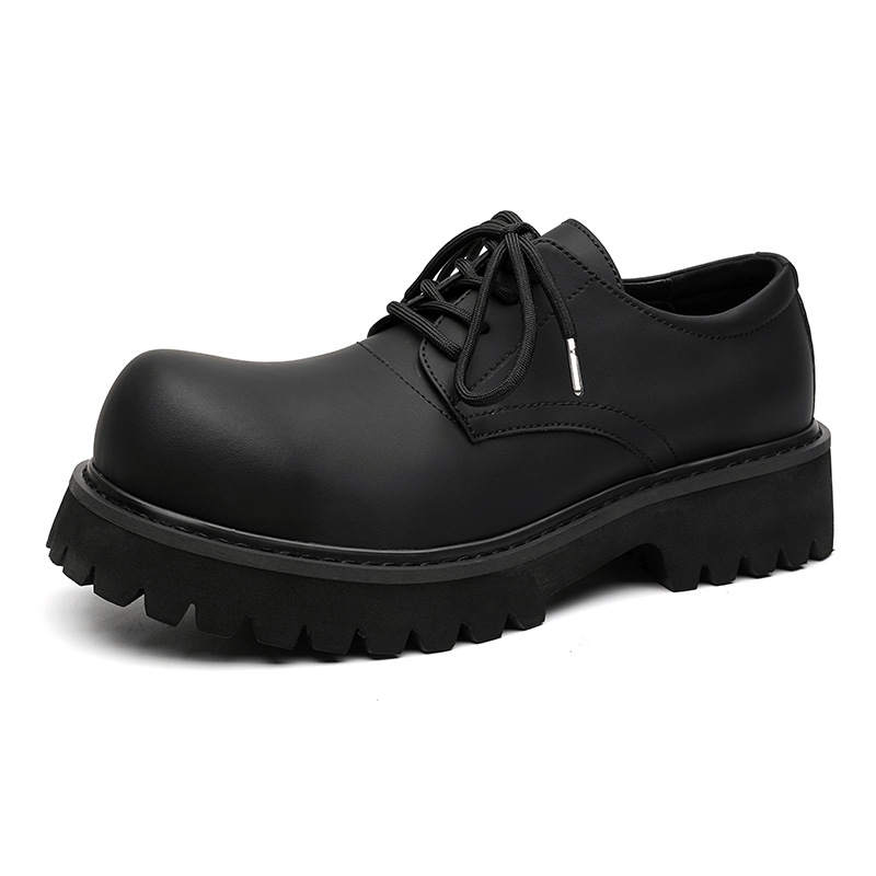 LUNMADENG Microfiber Leather Comfortable, Fashionable, Versatile, Trendy Fleece Lined Casual Shoes Men's Black