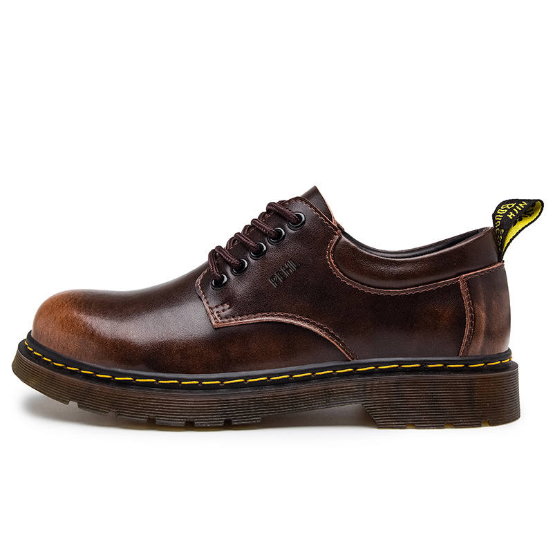 PEHL PEHL Casual Leather Shoes Men's Low Top