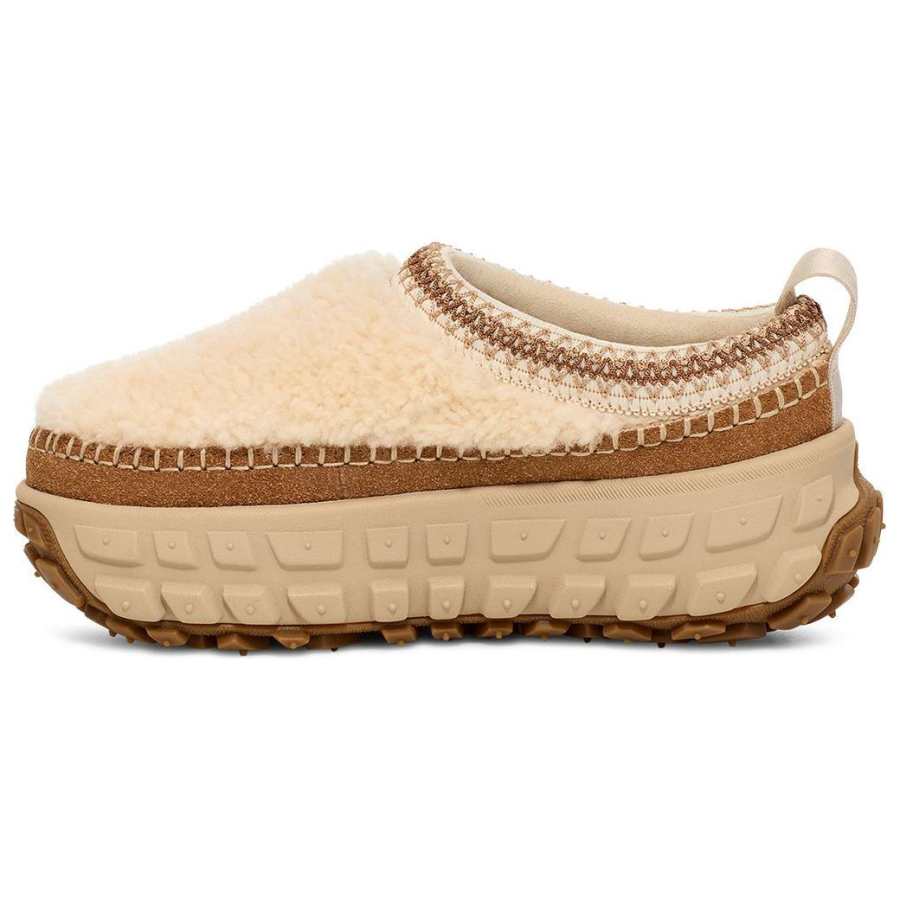 UGG UGG Shearling Fleece Lined Mules No Special Function Closed Toe Slippers Women's Natural