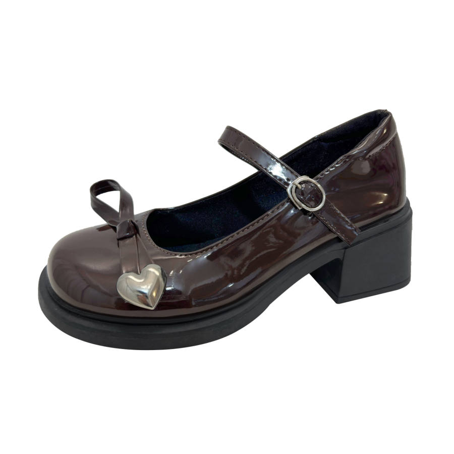VICTORIA&VERA Chunky Heel Mary Jane Shoes Women's
