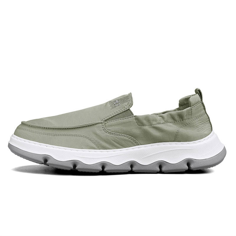 Mulinsen Men's Casual Shoes Men's Low Top Green/Black/Gray
