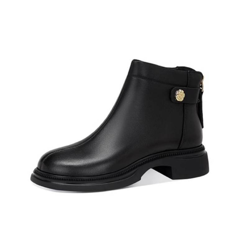 JESSICA SOPHIA Fashion Boots Sheepskin Ankle Boots 3cm Women's