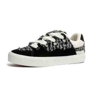 VANSSI Low top Skateboard Shoes Unisex Black