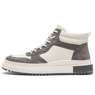QIAONAI Slip Resistant Slip Resistant High top Skateboard Shoes 5cm Men's