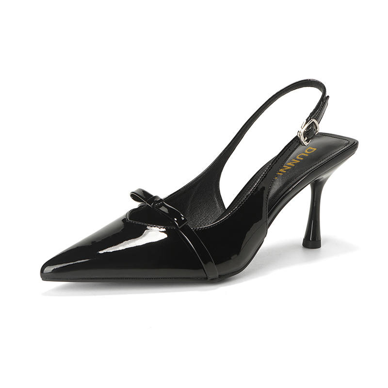 DUNNU Leather High Heels Women's