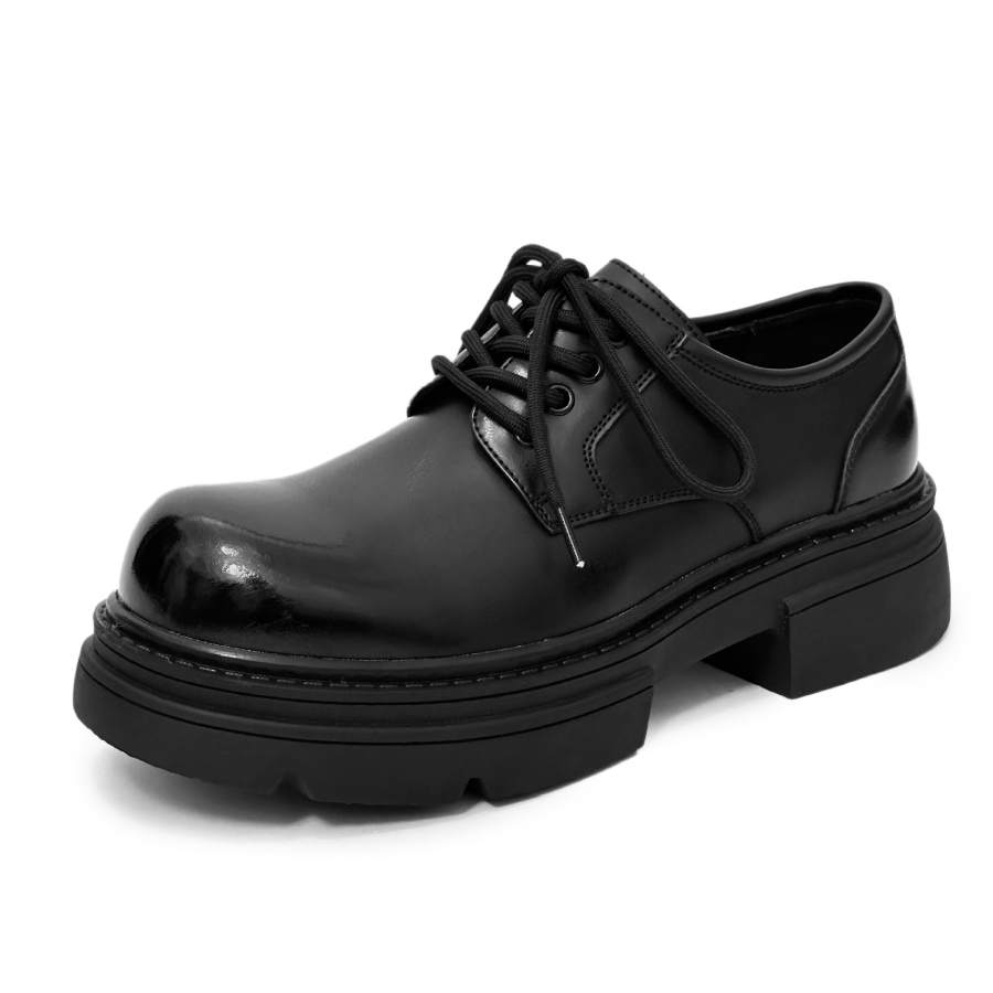 WEISHIBANGWEI WEISHIBANGWEI Microfiber Leather Casual Shoes Men's Black