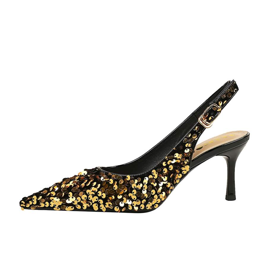 QITUMAUL Slim Heel High Heels 7.5cm Women's