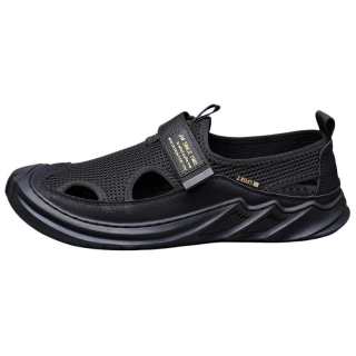 CKVUSAMG Top Grain Cow Leather Low top Casual Shoes Men's Black