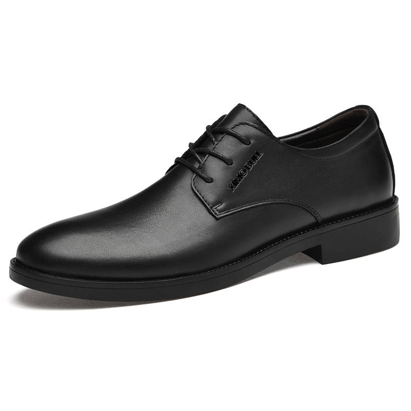 XIMO BULL Dress Shoes Men's Low Top Black/Dark Brown